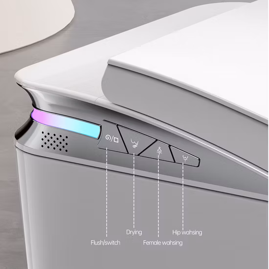 Banheiro inteligente indutivo automático de cerâmica de piso