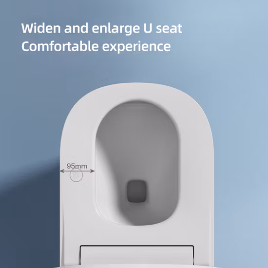 2023 Egns Automático Europeu Sensor Banheiro Inteligente Aquecido Banheiro Inteligente Controle de Voz Vaso Sanitário Inteligente